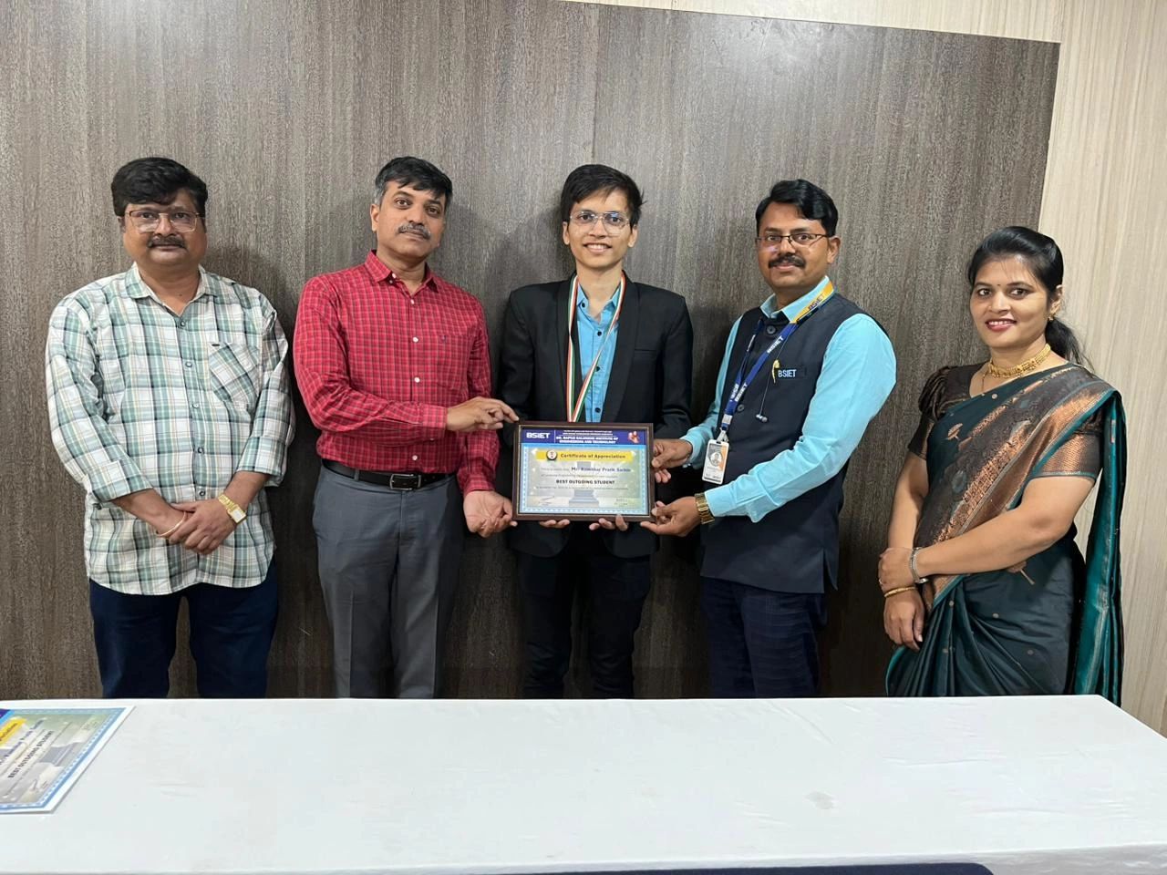 Best Outgoing Student